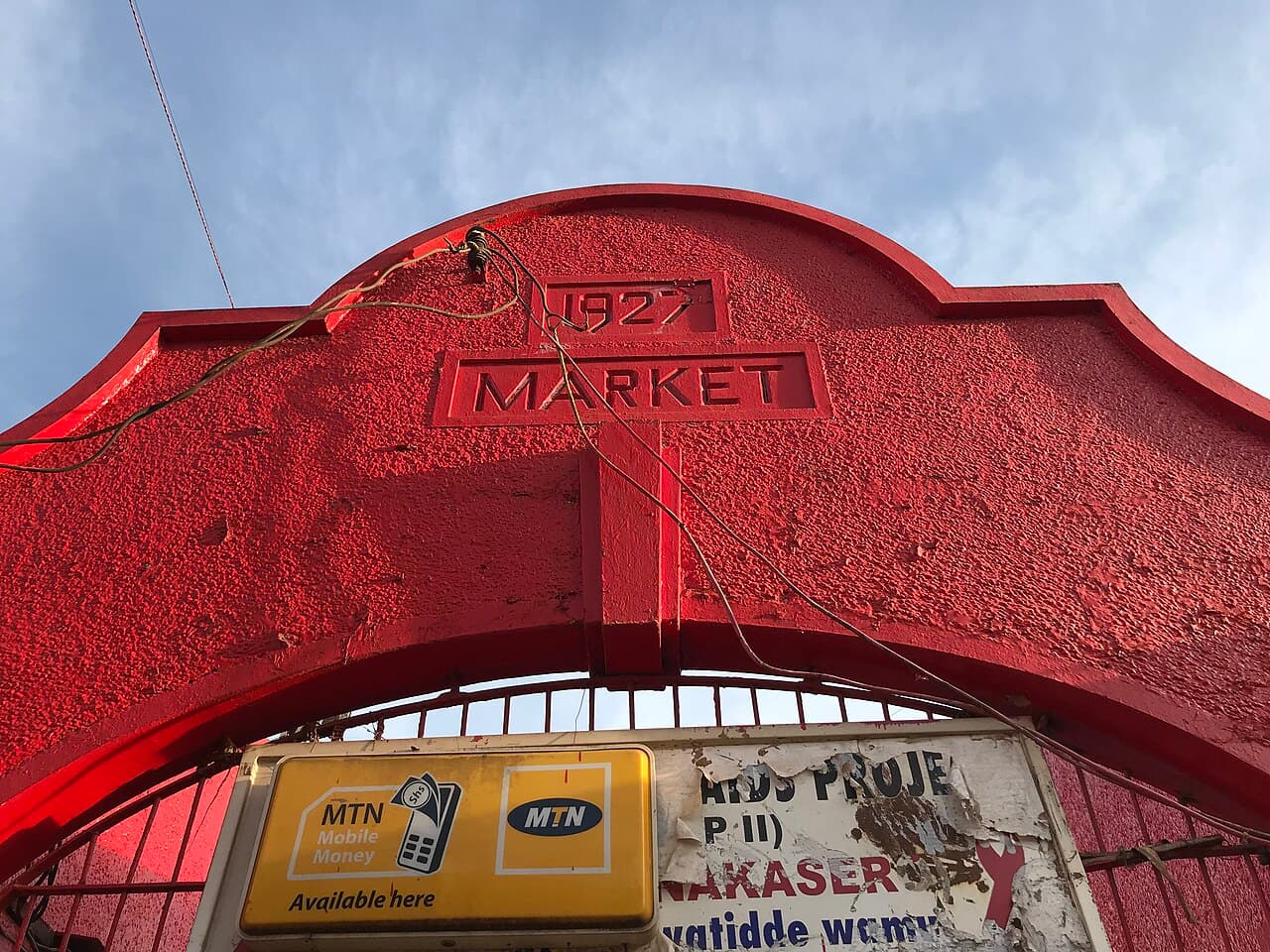 Nakasero Market, built in 1927, in Kampala