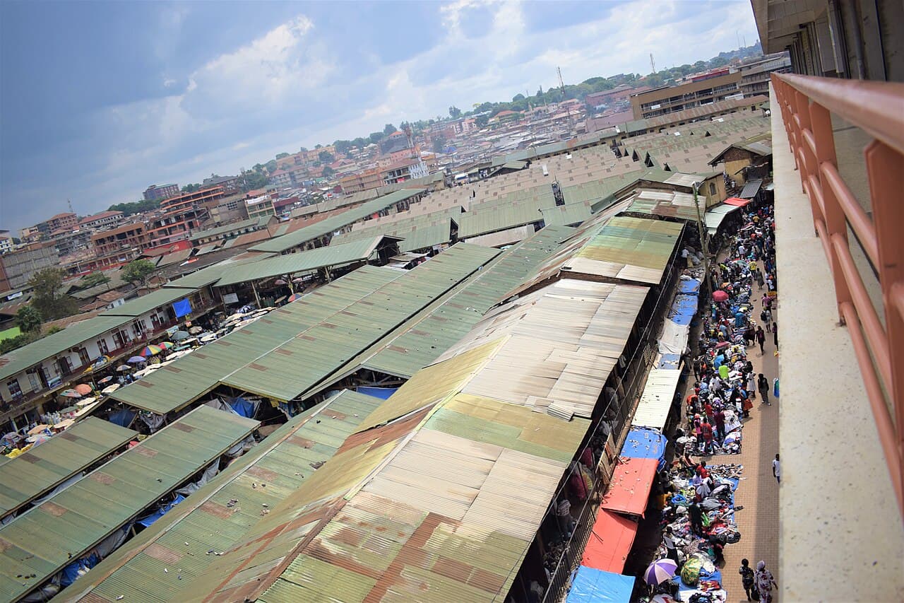 St Balikuddembe (Owino) Market in central Kampala